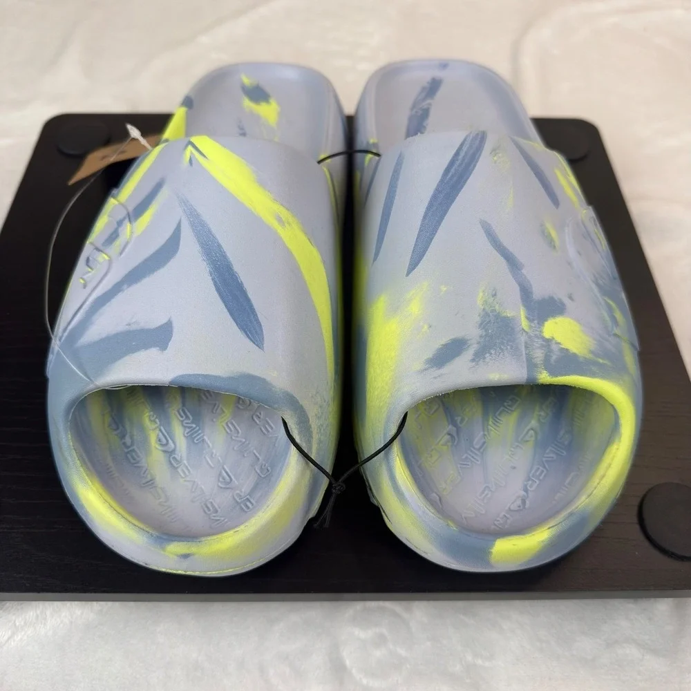 Quiksilver Cloudbreak Tie-Dye Slide Sandals Comfort Cushioned Beach Mens 13 New